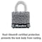 Master Lock Master Lock 1-5/16 in. H X 1 in. W X 1-9/16 in. L Steel Double Locking Weather-Resistant Padlock 380D - alternate 3